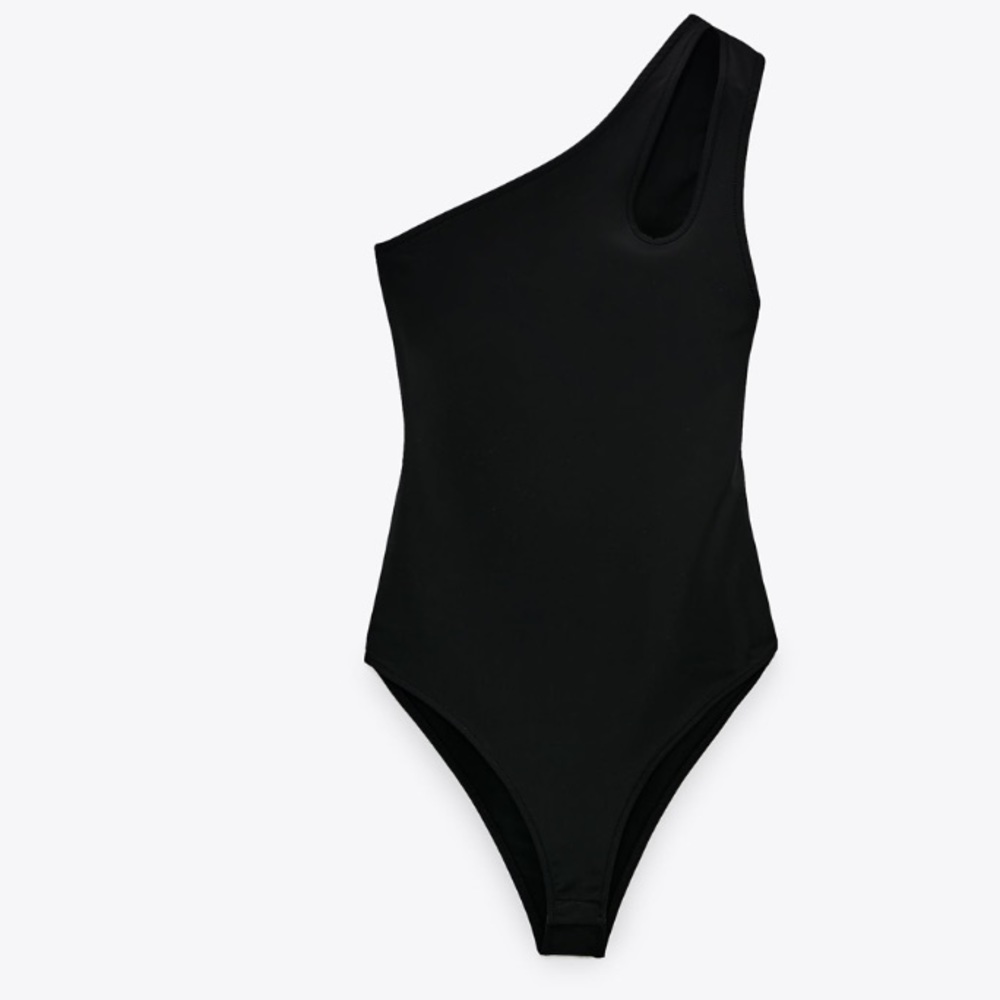 Zara Black Cutout Bodysuit - Picture 3 of 3